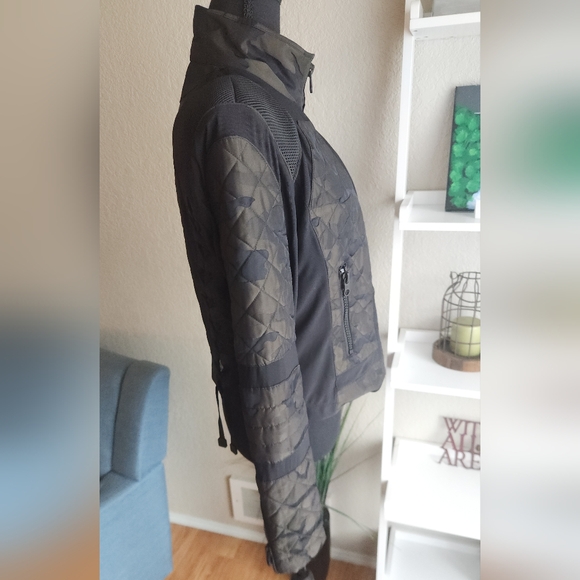 Blanc Noir Camo Moto Jacket Large - Picture 10 of 16